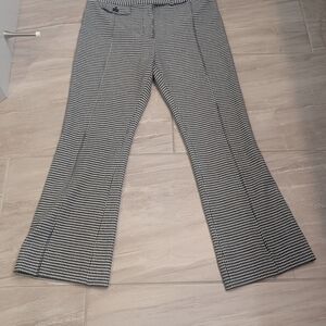 Women's Black and White Checkered Pants